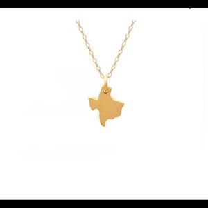 Gold Texas necklace